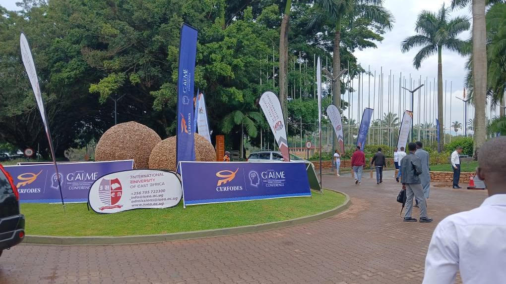 CERFODES and GAIME Conference entrance signage