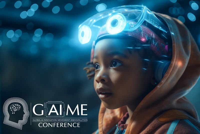 GAIME Conference AI-themed key art